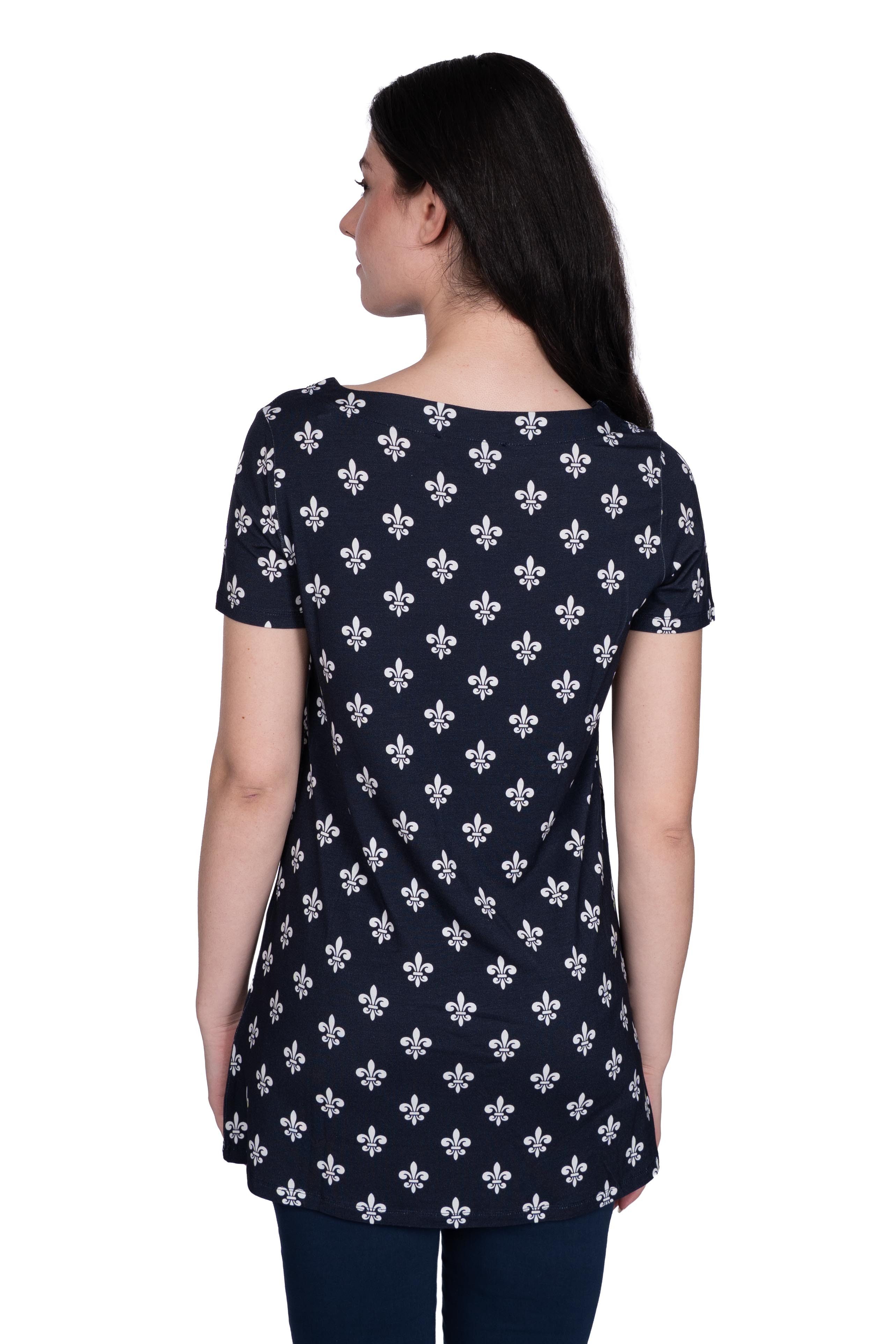 einfach Schön Tunika Lilian dunkelblau günstig online kaufen