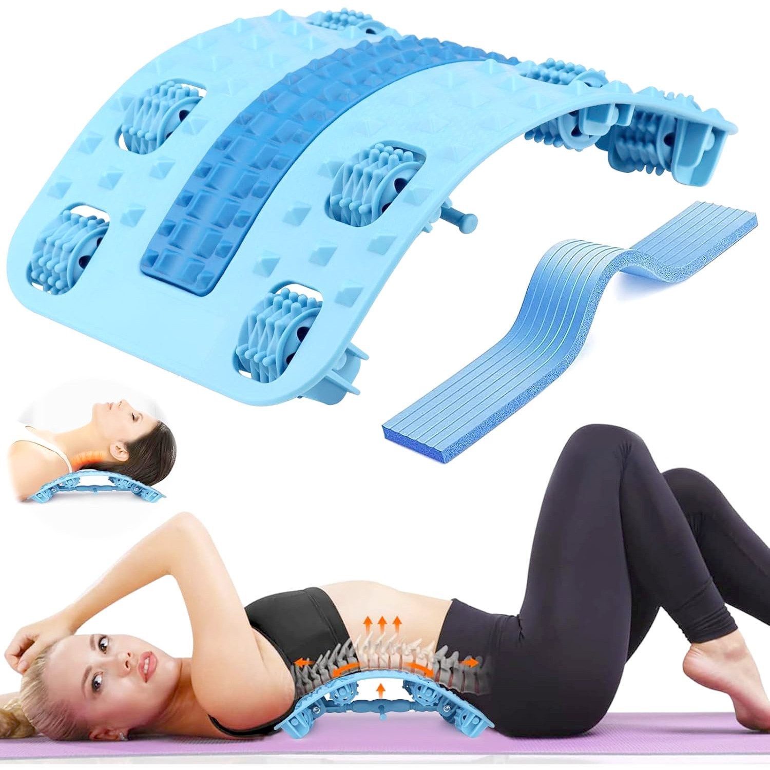 Rückentrainer Rückentrainer Ergonomischer Nackenstrecker Rückenstrecker Nacken