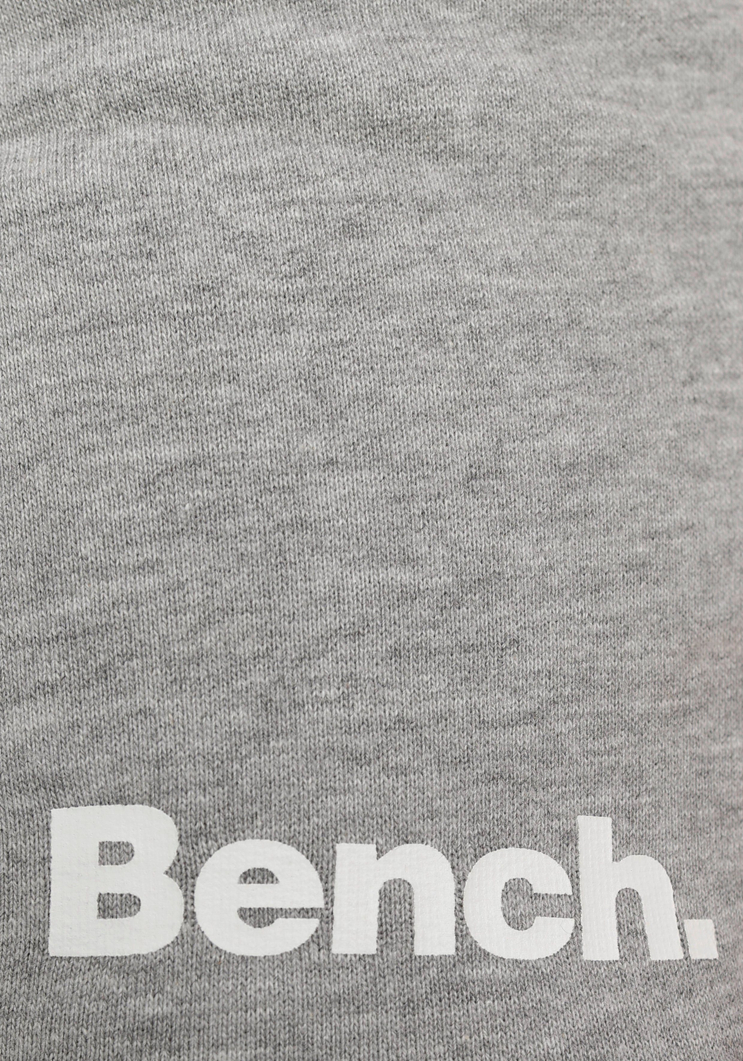 Logo-Druck mit grau-meliert Bench. Sweatshorts