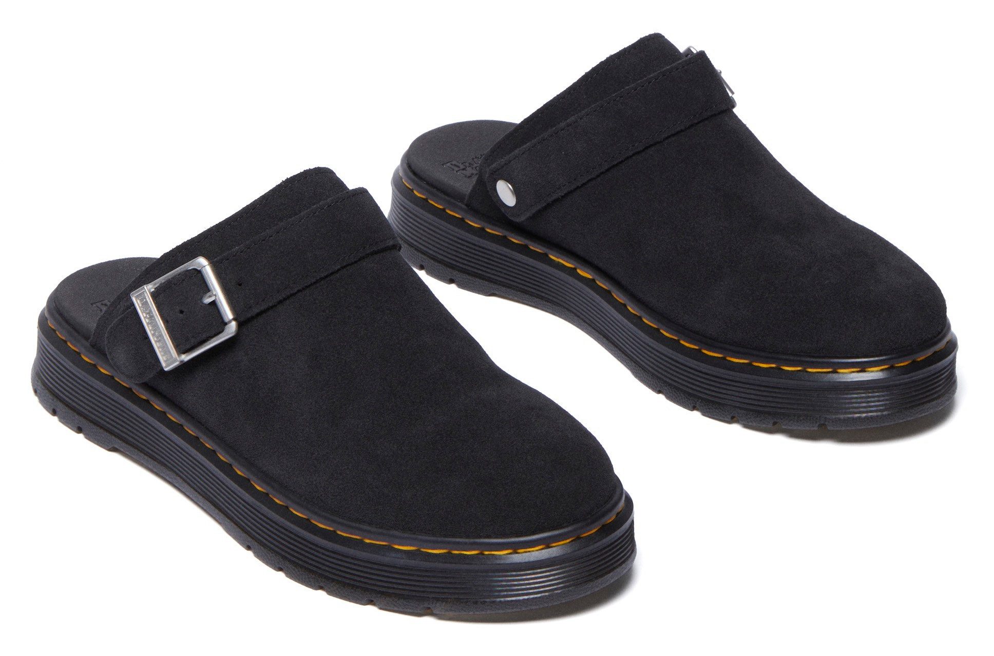 DR. MARTENS Brookline BRONX SUEDE Sabot Clog, Hausschuh, Slides mit Plateausohle