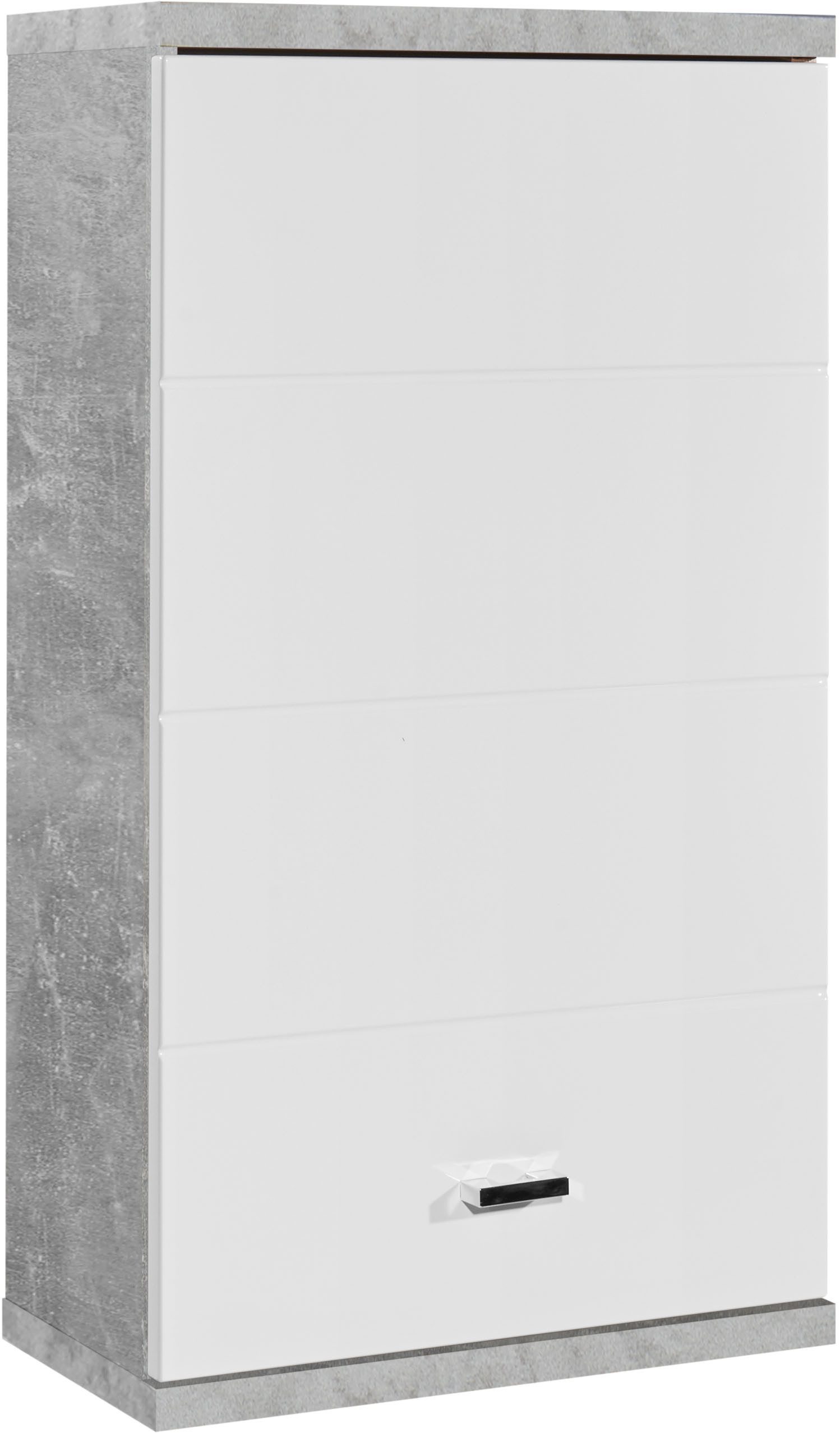 BASIC by Balculina Hängeschrank Pool, Badezimmerschrank BxHxT 38x71x23 (1-St) Breite 38cm, Tür L/R montierbar