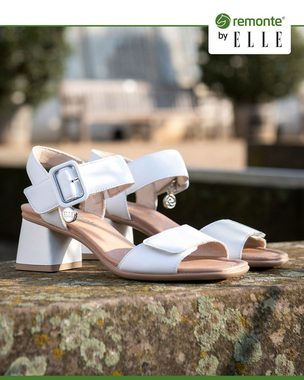 Remonte ELLE-Collection Sandalette, Sommerschuh, Sandale, Blockabsatz, Abendschuh, mit Klettverschluss