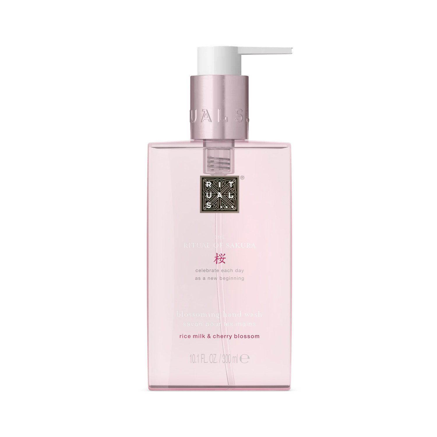 Rituals Flüssigseife Rituals The Ritual of Sakura Hand Wash 300 ml, Sakura Handseife mit zartem Kirschblüten- und Reismilchduft