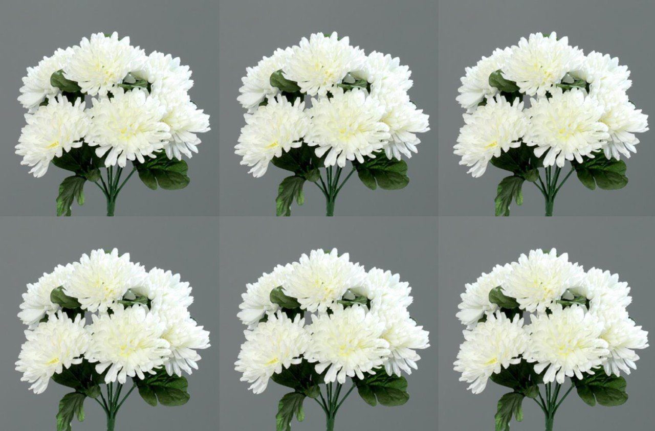 Höhe Kunstpflanze, 25 H:25cm Kunststoff Weiß cm, DPI,
