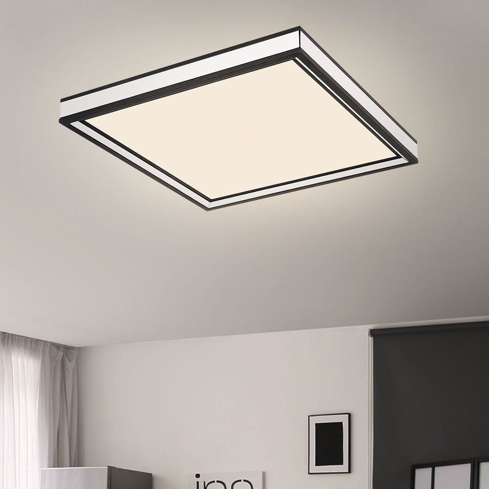 etc-shop LED Deckenleuchte, LED-Leuchtmittel fest verbaut, Warmweiß, Deckenleuchte LED Panel 30x30 cm Wohnzimmerleuchte Flurlampe Bürolampe