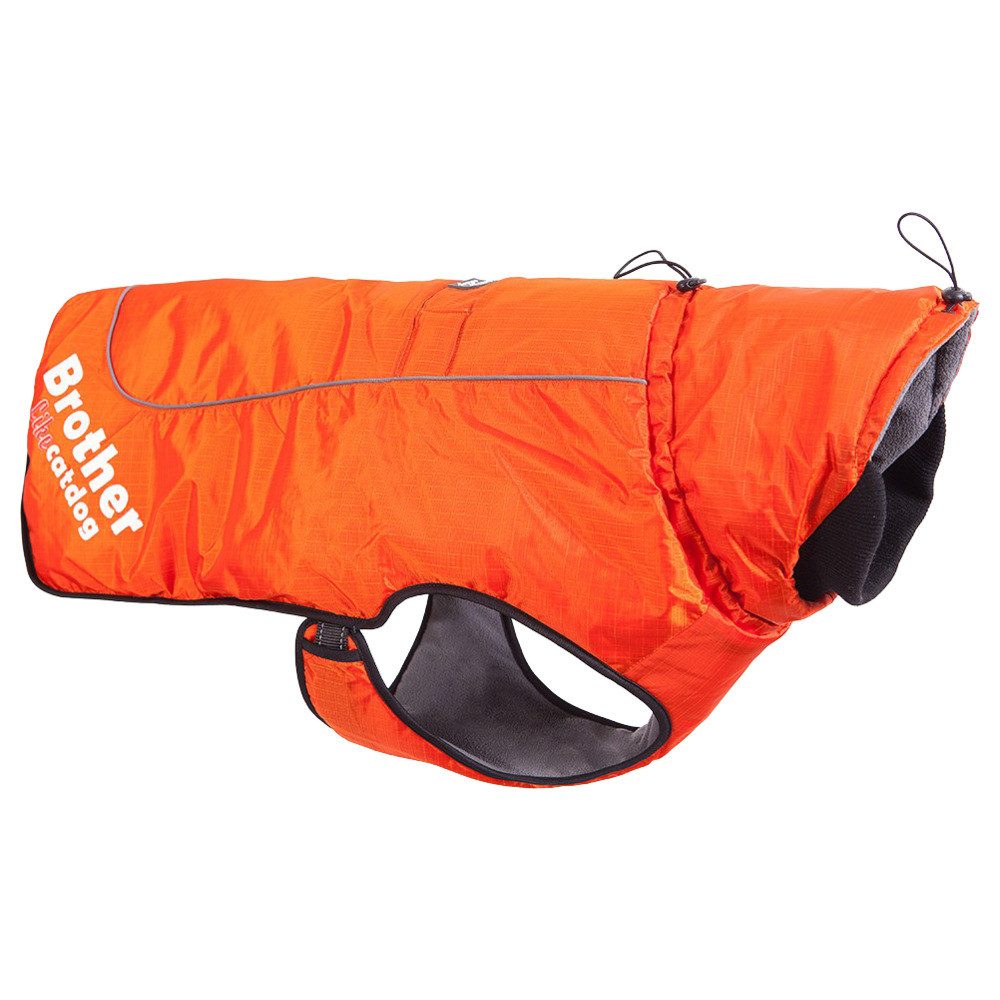 Brother Cat and Dog Hundemantel Wasserdichte Winterjacke orange