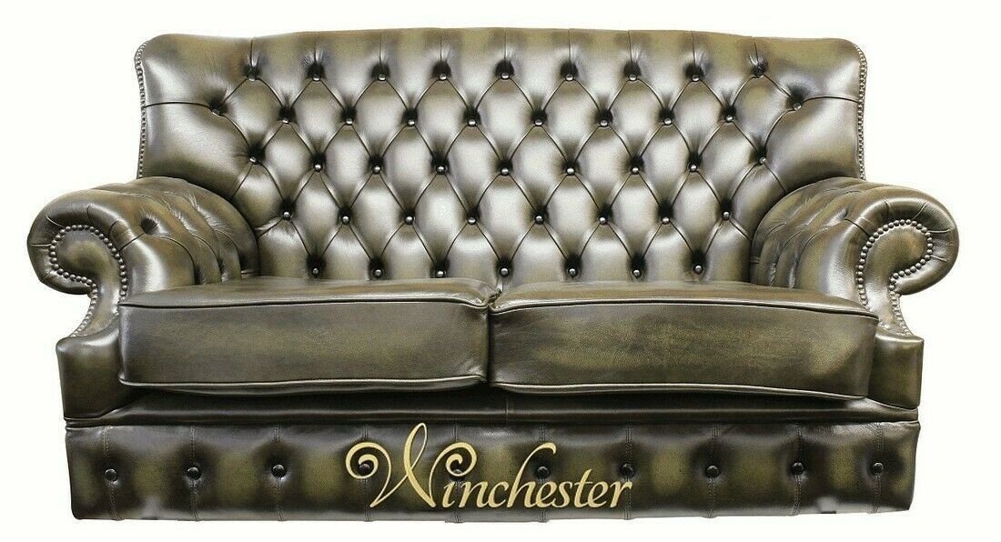 JVmoebel Chesterfield-Sofa, Sitzer 2 Klassische Sofa Polster Couch Luxus Kunstleder Design