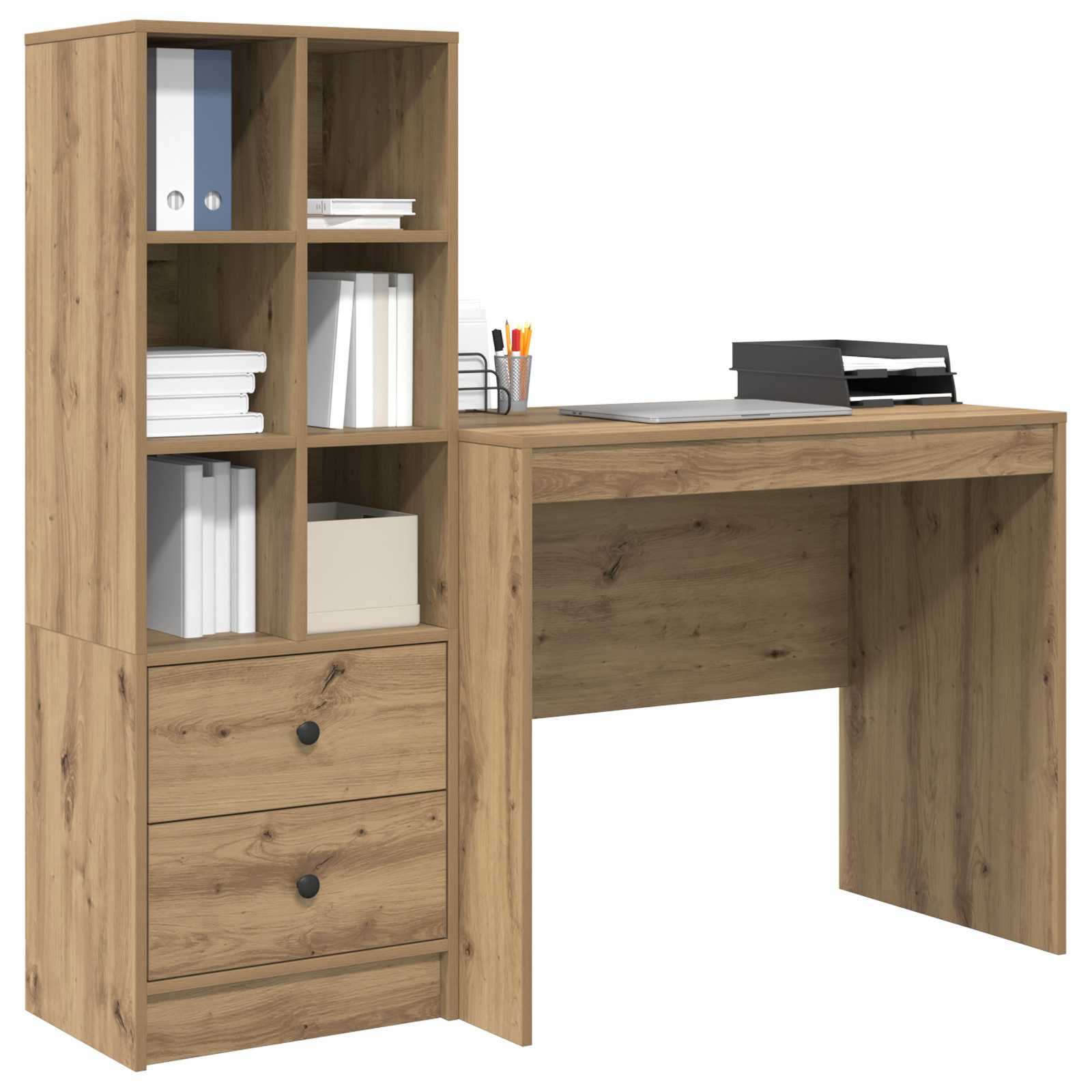 vidaXL Sideboard Schreibtisch mit Stauraum Artisan günstig online kaufen