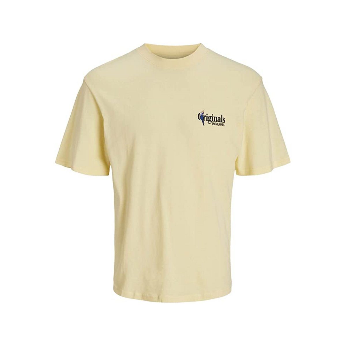 Jack & Jones T-Shirt gelb regular fit (1-tlg) FRENCH VANILLA