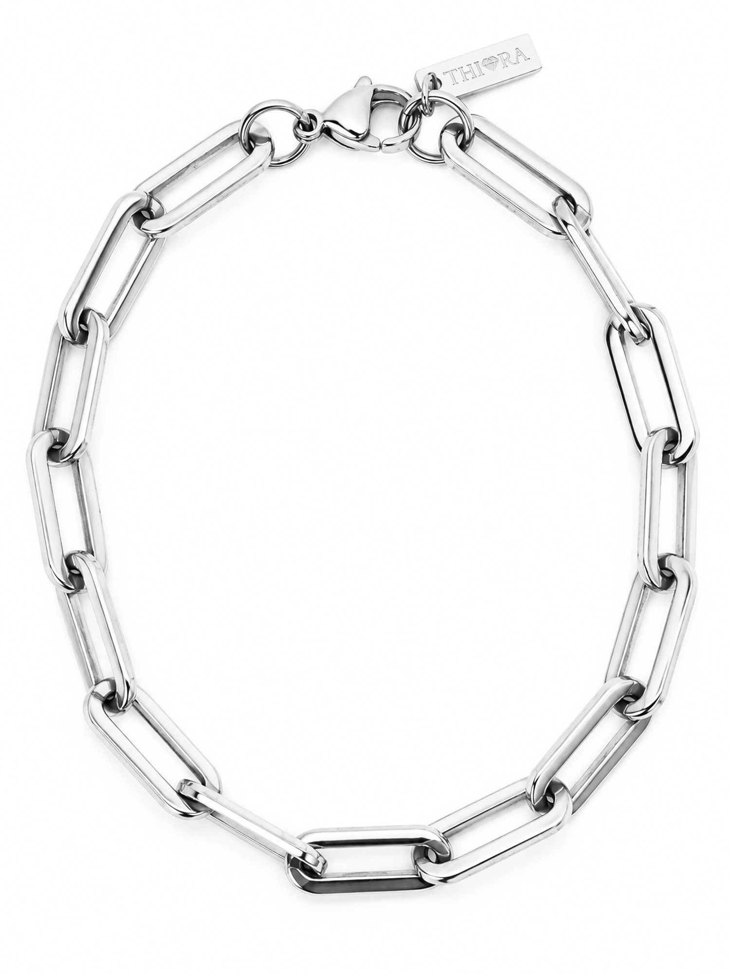 THIORA Gliederarmband Island Links Damen Armband – Verstellbare Gliederkette vergoldet (Einzelartikel, Einzelschmuckstück – Armband), Verstellbar, Wasserfest, Allergikerfreundlich, Hautfreundlich