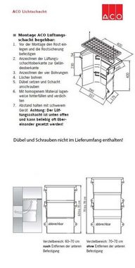 ACO Severin Ahlmann GmbH & Co. KG Lichtschacht ACO Therm® Lüftungsschachtkörper 40x40 ohne Boden Lüftungsschacht Keller Lüftung, 0x0x0 cm, 1-St., höhenverstellbar, schnell und einfach zu montieren