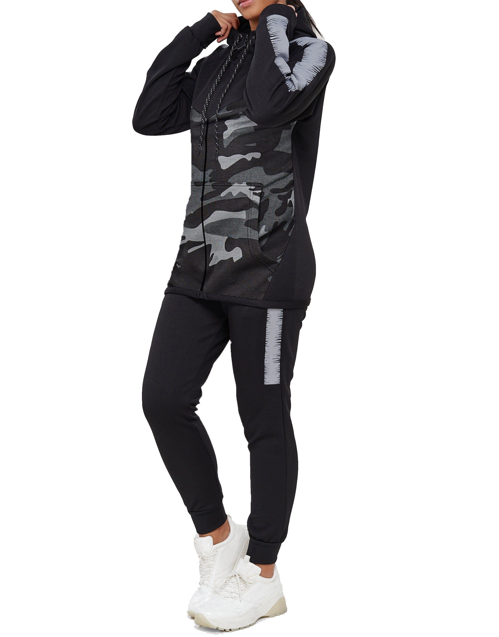 L.gonline Freizeitanzug Damen Jogging-ANZUG, mit Bündchen günstig online kaufen