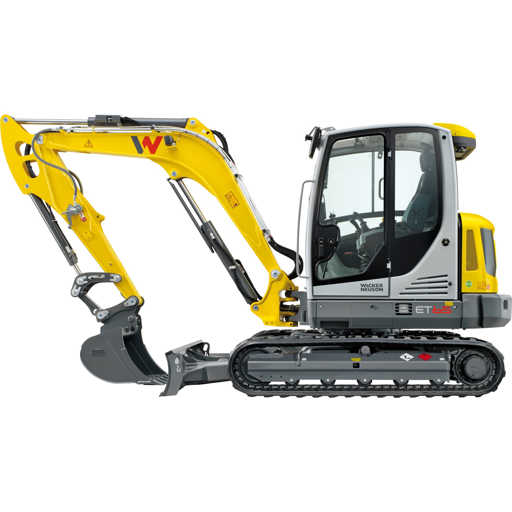 Siku Spielzeug-Baumaschine SIKU SUPER Wacker Neuson ET65 Kettenbagger, Modellfahrzeug