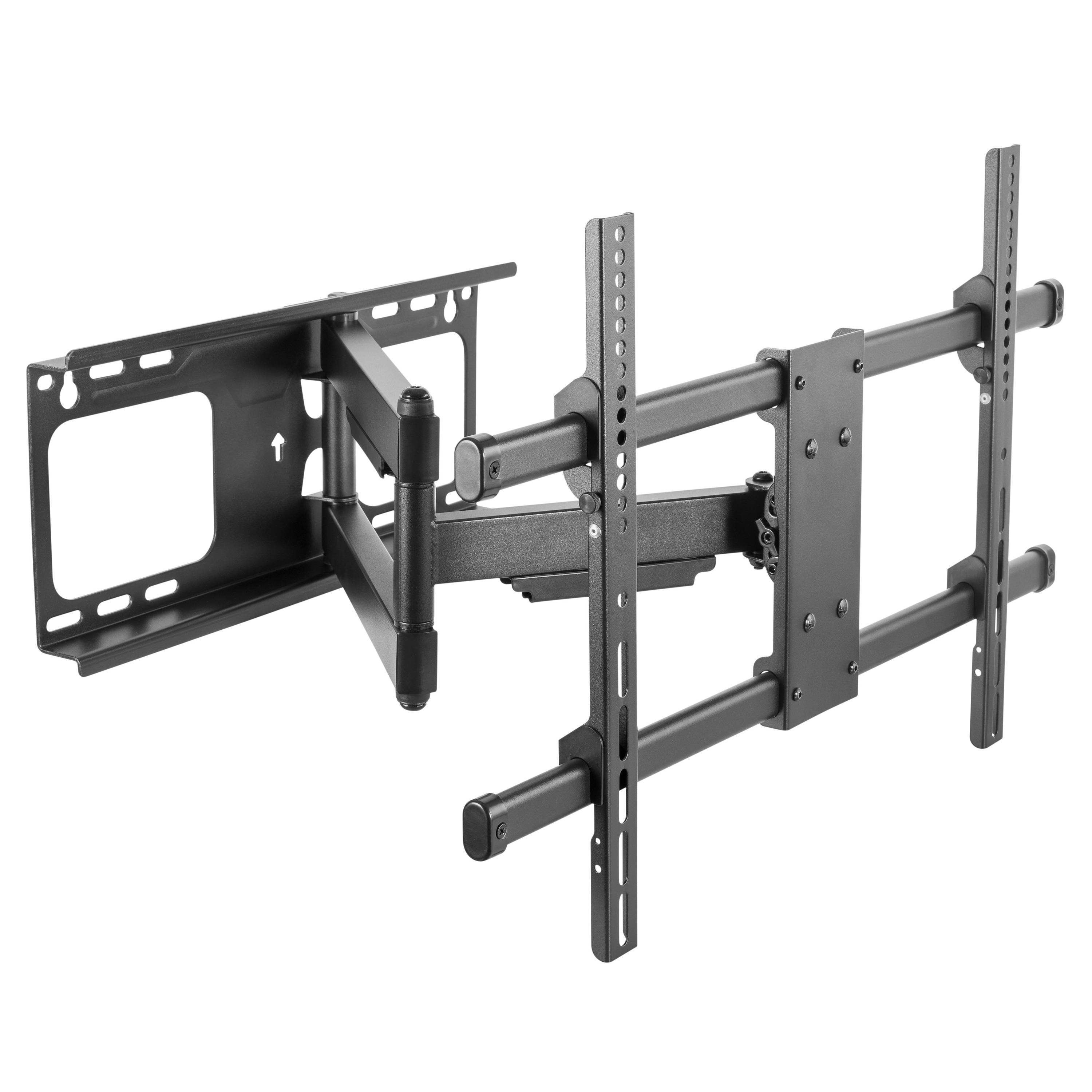 RICOO TV-Wandhalterung TV Wandhalterung mit Schwenk- und Neigefunktion S4764, (bis 70 Zoll, VESA 300x200 bis 600x400, 1-tlg., 60 kg Belastbarkeit, 93-178 cm (37"-70) Bildschirm-Diagonale, bis 180° schwenkbar, +15/-5° neigbar ausziehbar Fernseher Halter)
