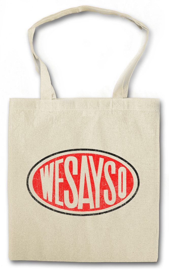 Beuteltasche WeSaySo Stofftasche Die Dinosaurs Dinosaur Series Company Logo Sign
