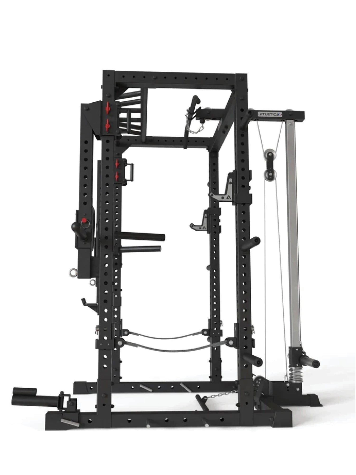 ATLETICA Power Rack R7-Raiden, Squat Rack mit Latzug