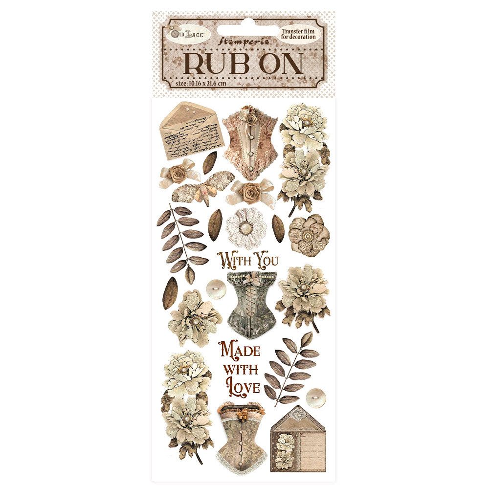 Stamperia Наклейка Old Lace, Transferfolie