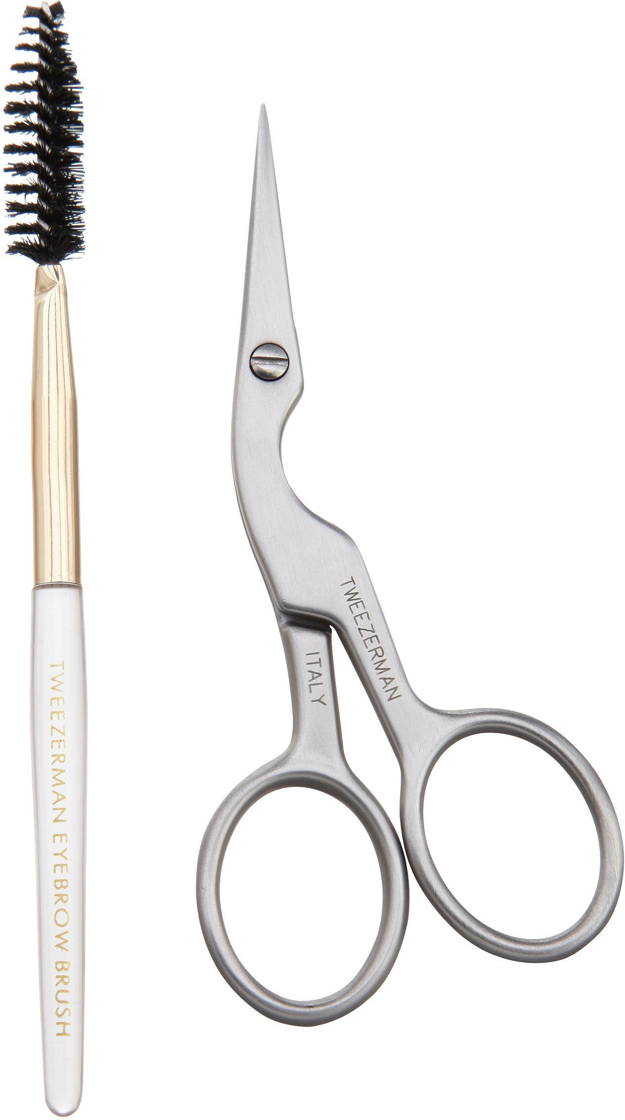 Bezahlbar in 2024 TWEEZERMAN Augenbrauenschere BROW SCISSORS