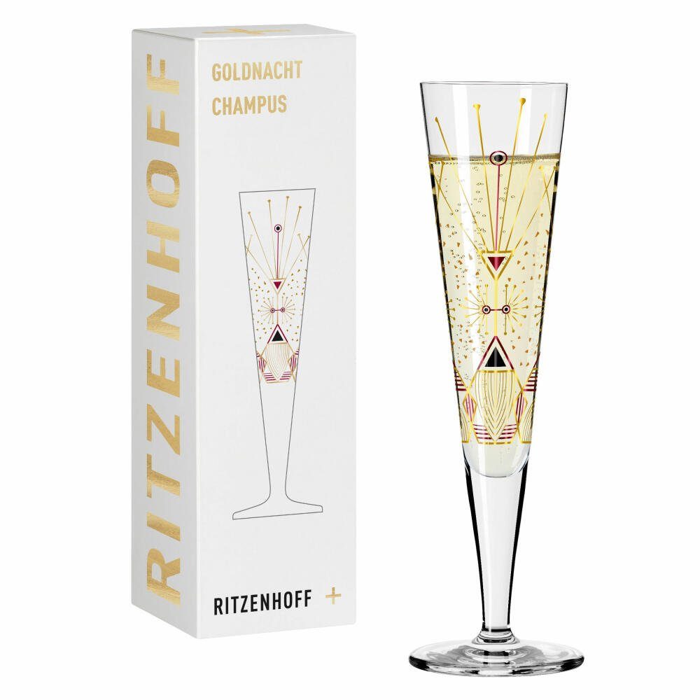 Champagnerglas Goldnacht 025