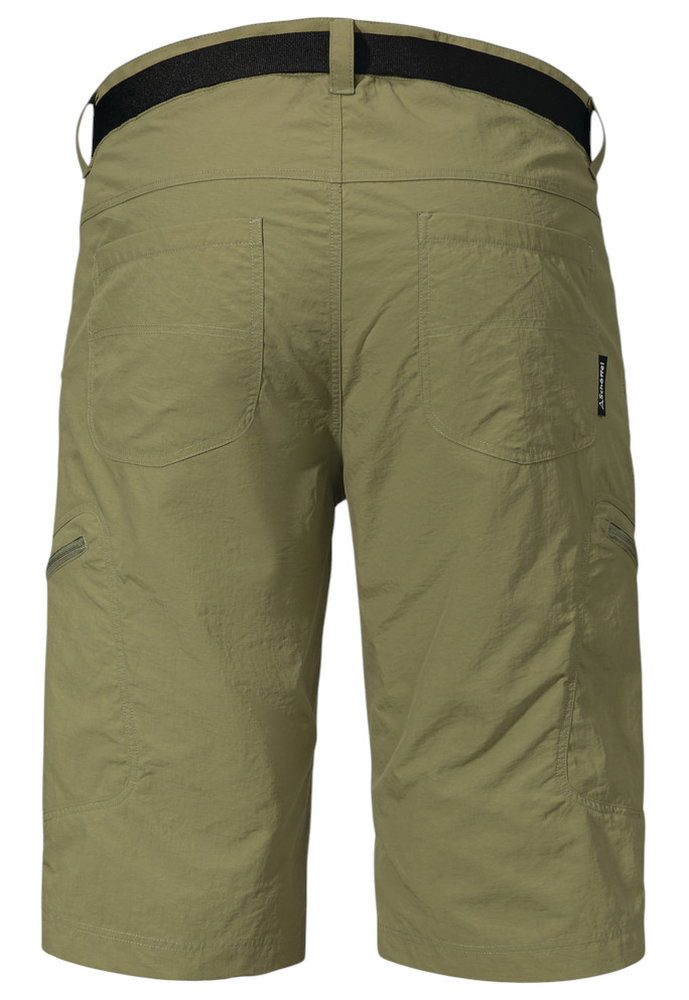 Schöffel Trekkinghose Reise-Wanderhose Silvaplana2 (UV-Schutz) kurz olivegrün Herren