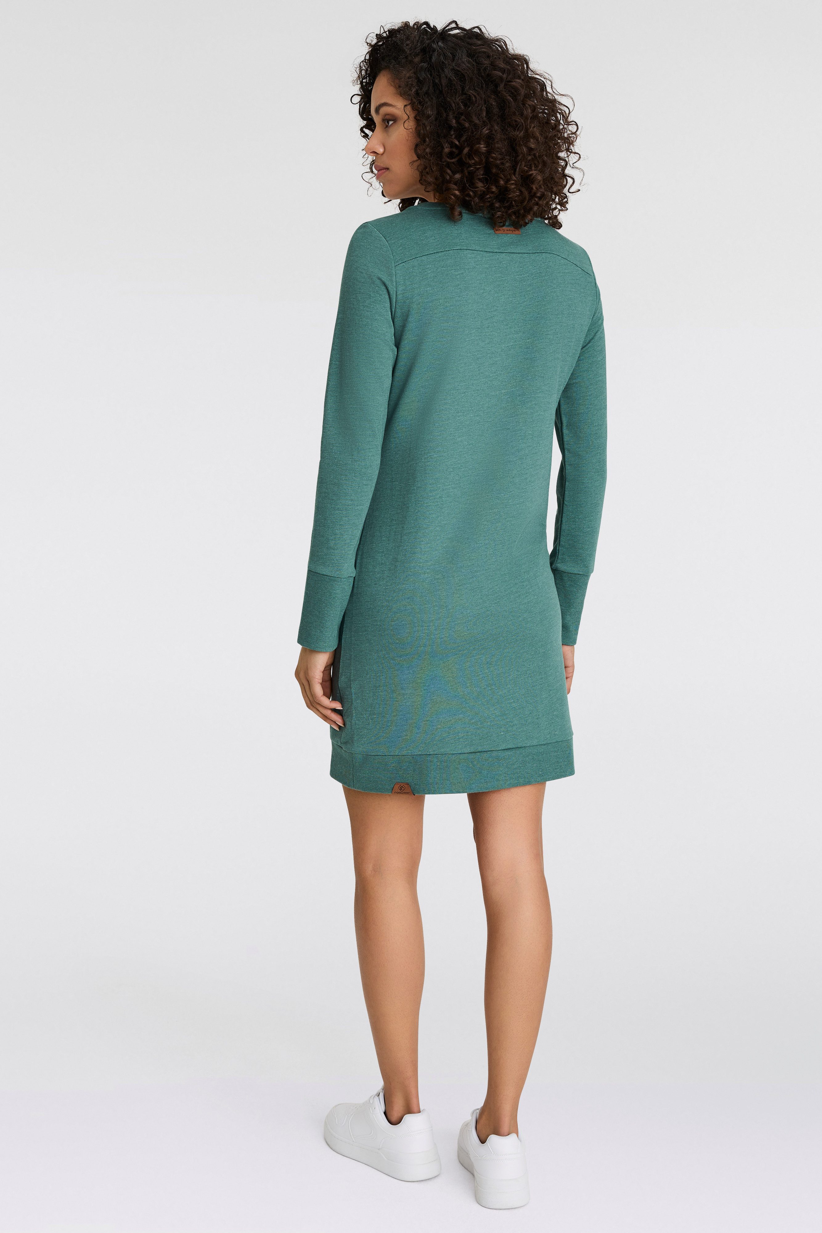 Ragwear Sweatkleid MENITA O mit veganer 3 Knopf-Applikation günstig online kaufen