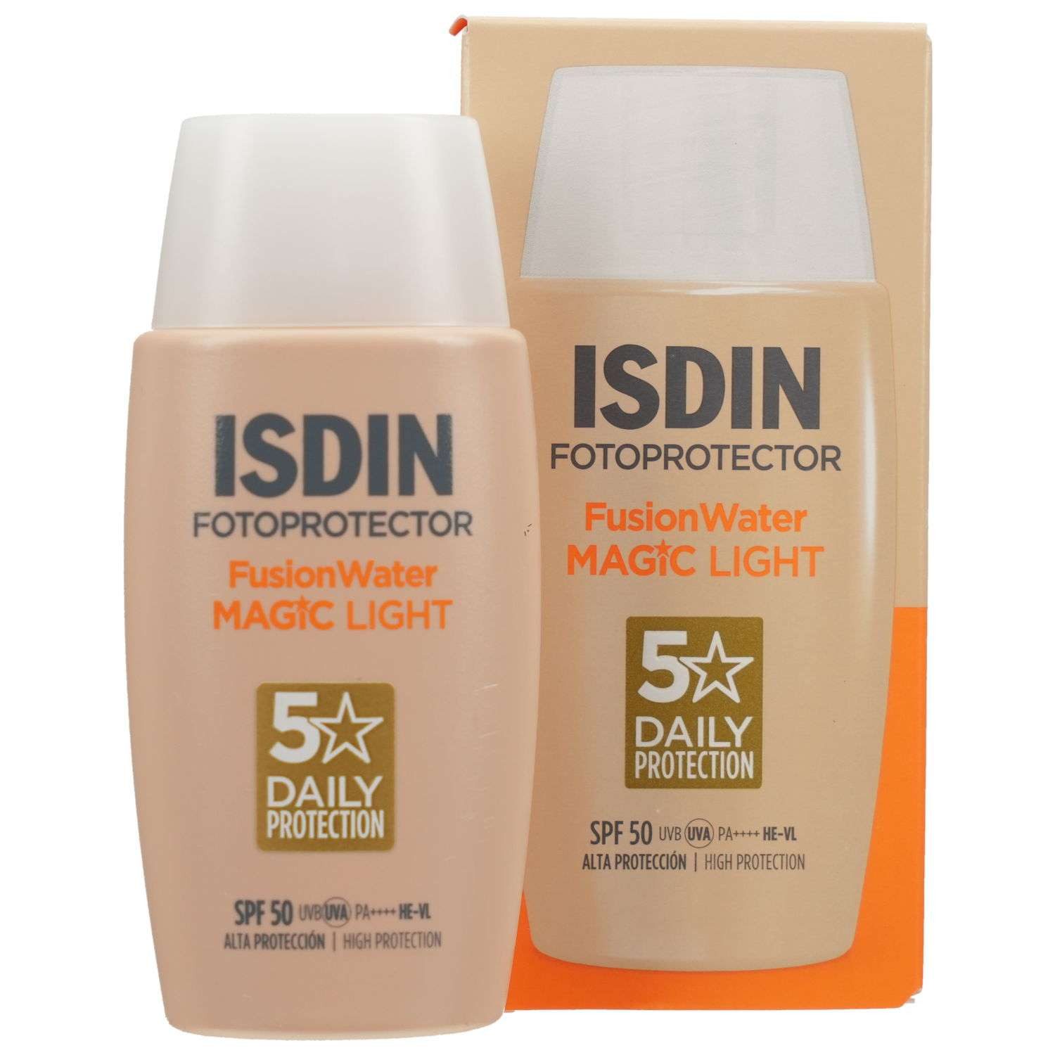 Isdin Anti-Aging-Creme ISDIN Fotoprotector Fusion Water Col.light LSF 50, 50ml