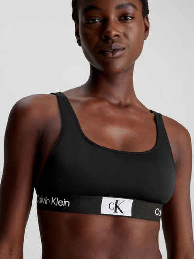 Calvin Klein Swimwear Bandeau-Bikini-Top BRALETTE-RP, mit Logodruck auf dem Unterband