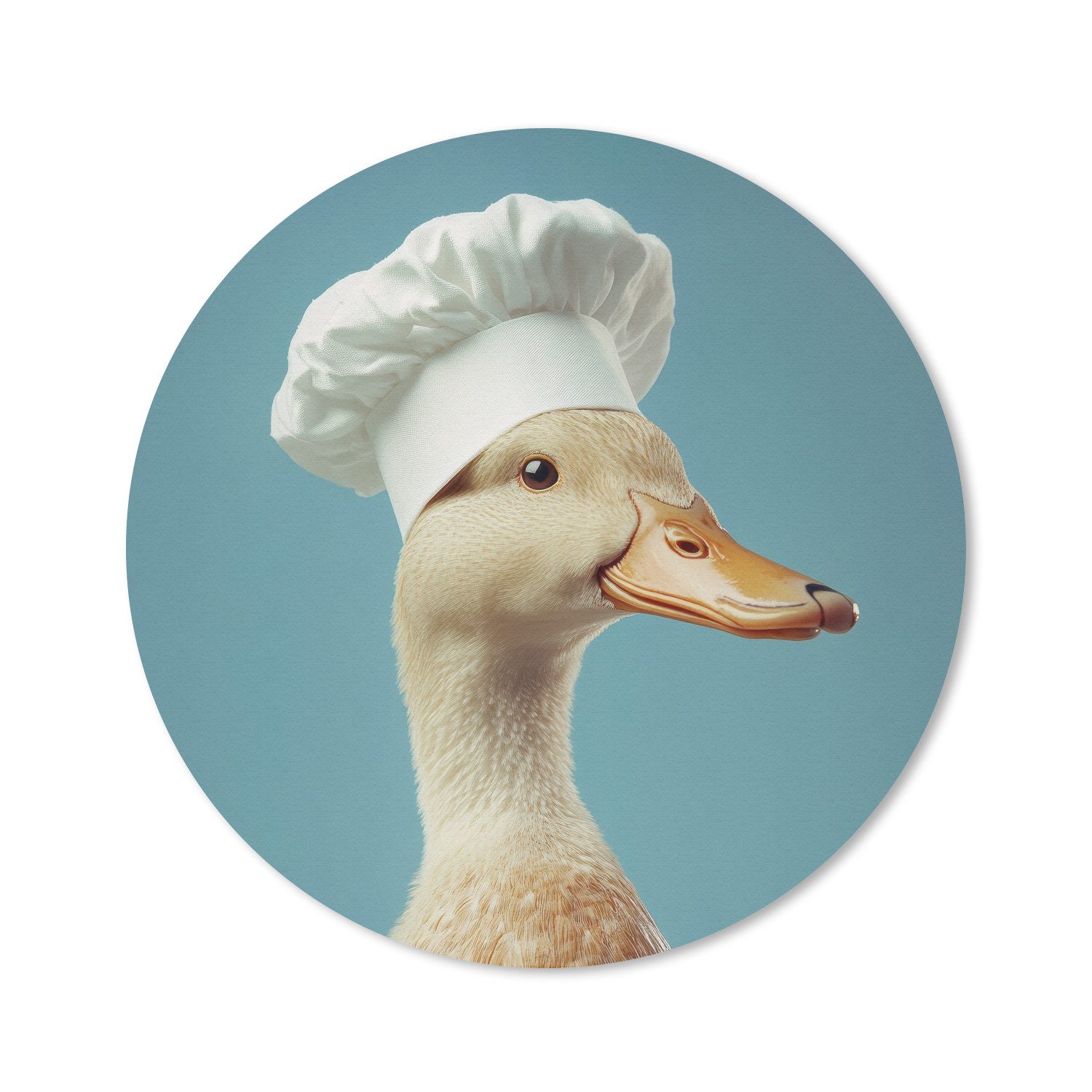 Kochmütze - Ente - Blau