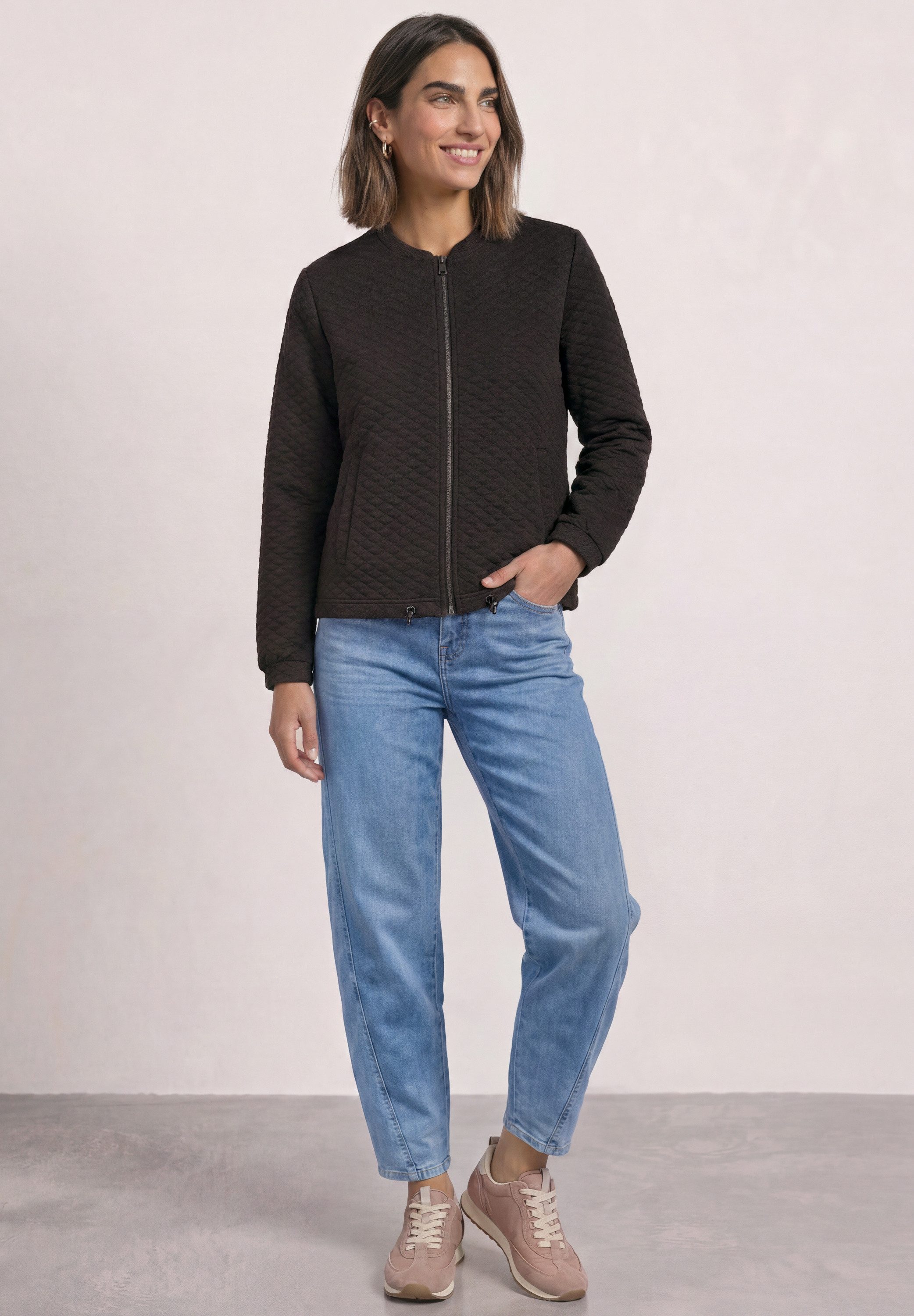 STREET ONE Cardigan mit Rundhalsausschnitt