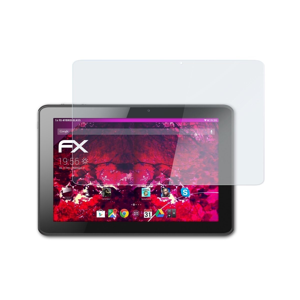 Schutzfolie Panzerglasfolie für Acer Iconia A511