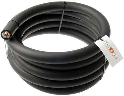 nexans H07RN-F 5G25 (5x25 mm) Gummischlauchleitung 5m Elektro-Kabel, (500 cm)