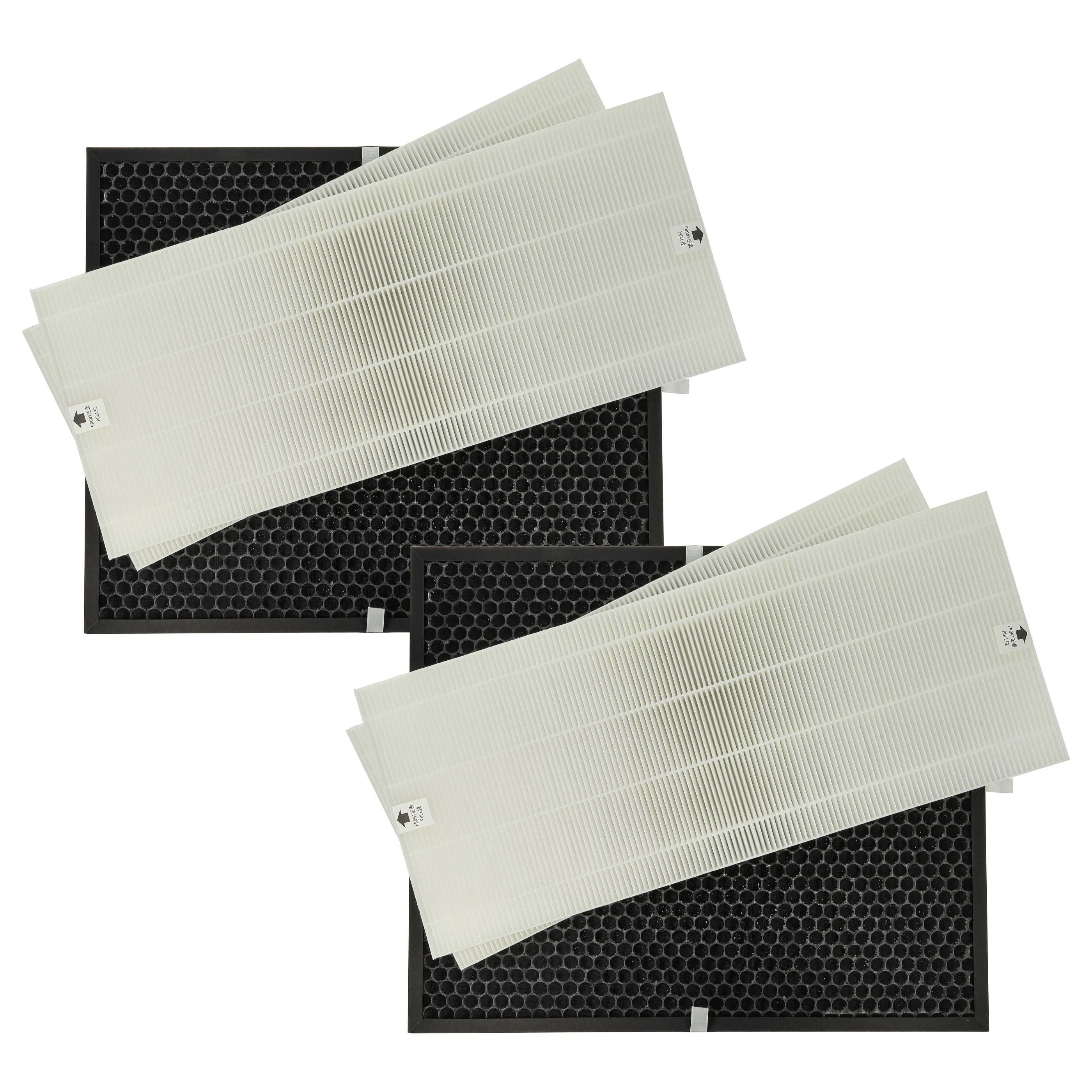 vhbw Filter-Set Ersatz für Winix 114290, 524540 für Luftreiniger, Zubehör für Winix Winix 114290, 524540