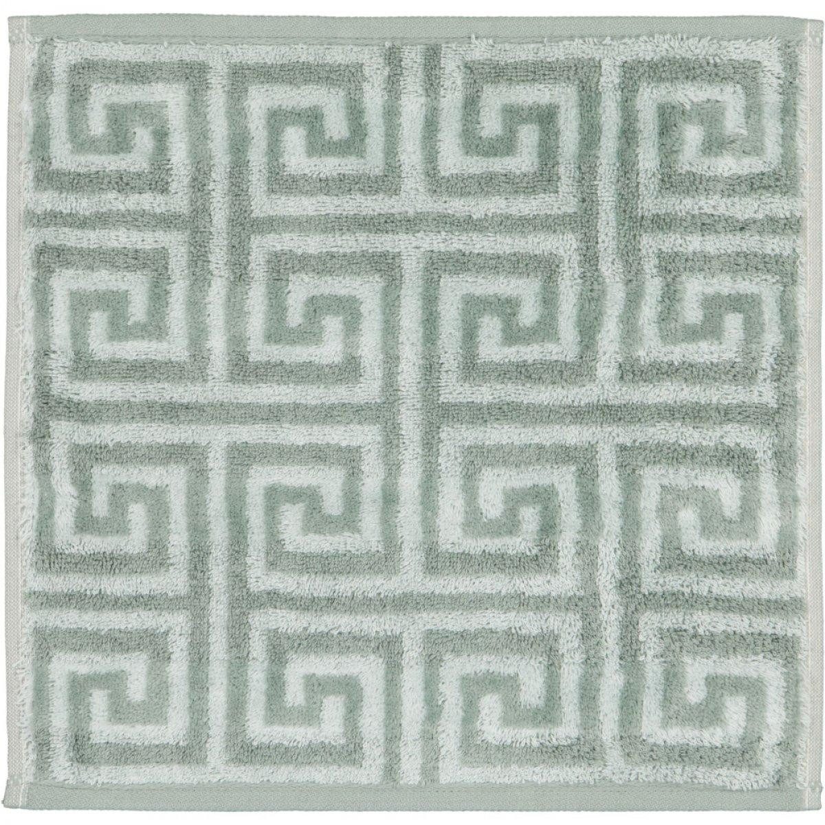 Cawö Badetücher Seiftuch Noblesse Elegance Allover Nordic Green (30x30 cm)