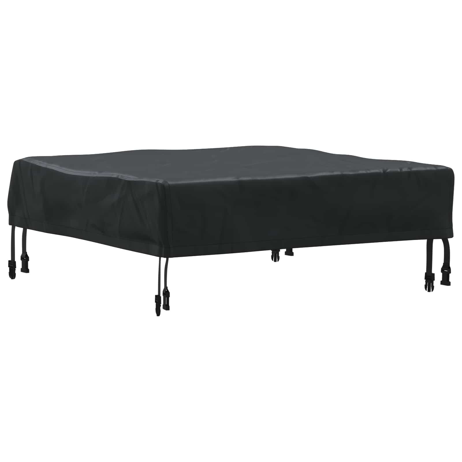 vidaXL Gartenmöbel-Schutzhülle Tischdecken Uni Schwarz 62 x 62 x 15 cm Stof günstig online kaufen