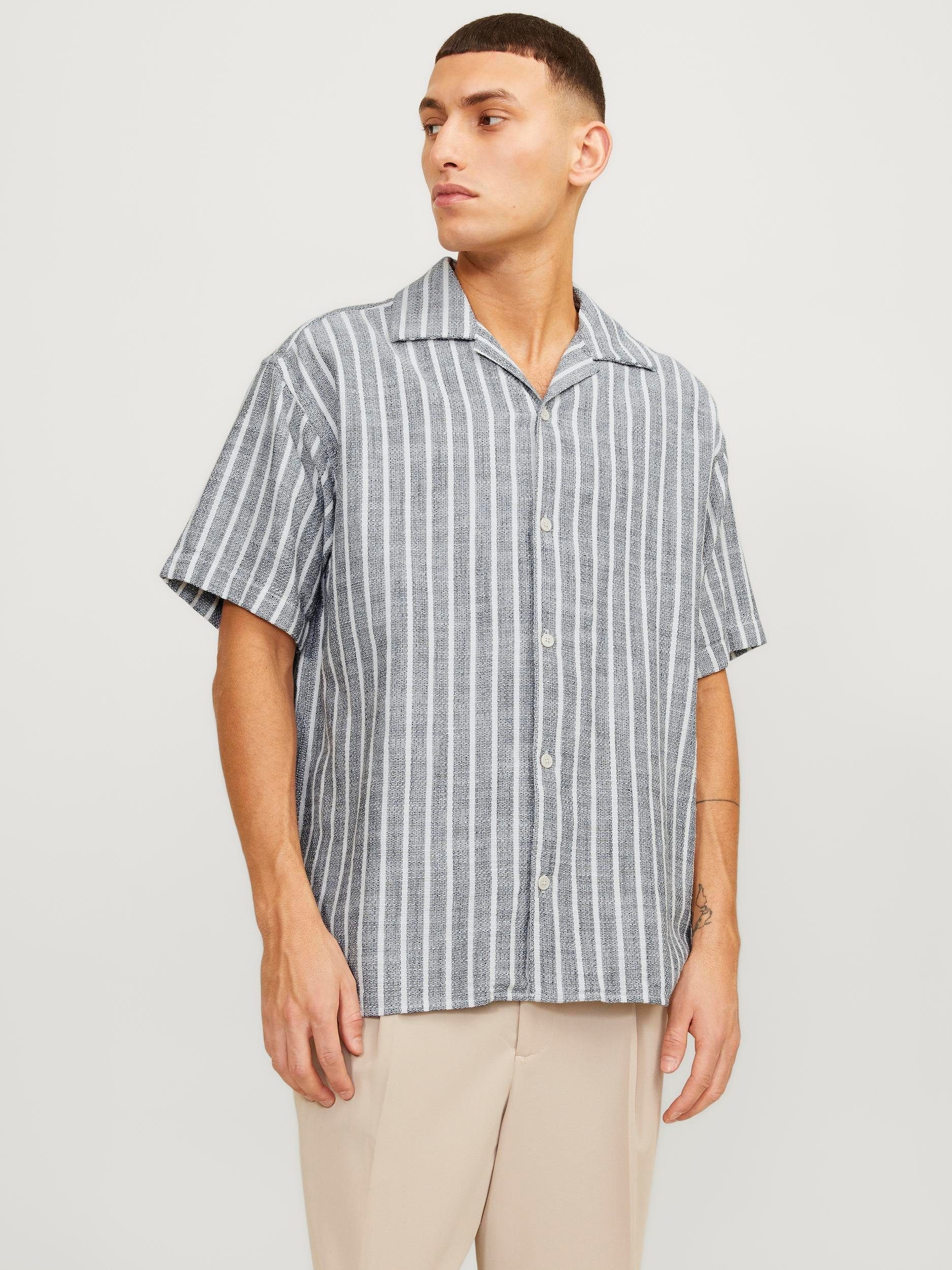 Jack & Jones Kurzarmhemd JORCABANA STRIPE SHIRT SS SN