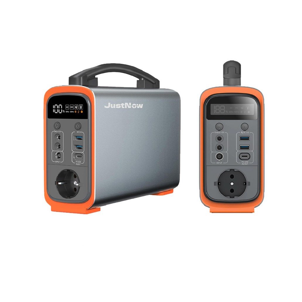 JustNow JustNow Powerstation Solar Strom Generator 240Watt Powerstation LiFePO4 19000 mAh (12 V)