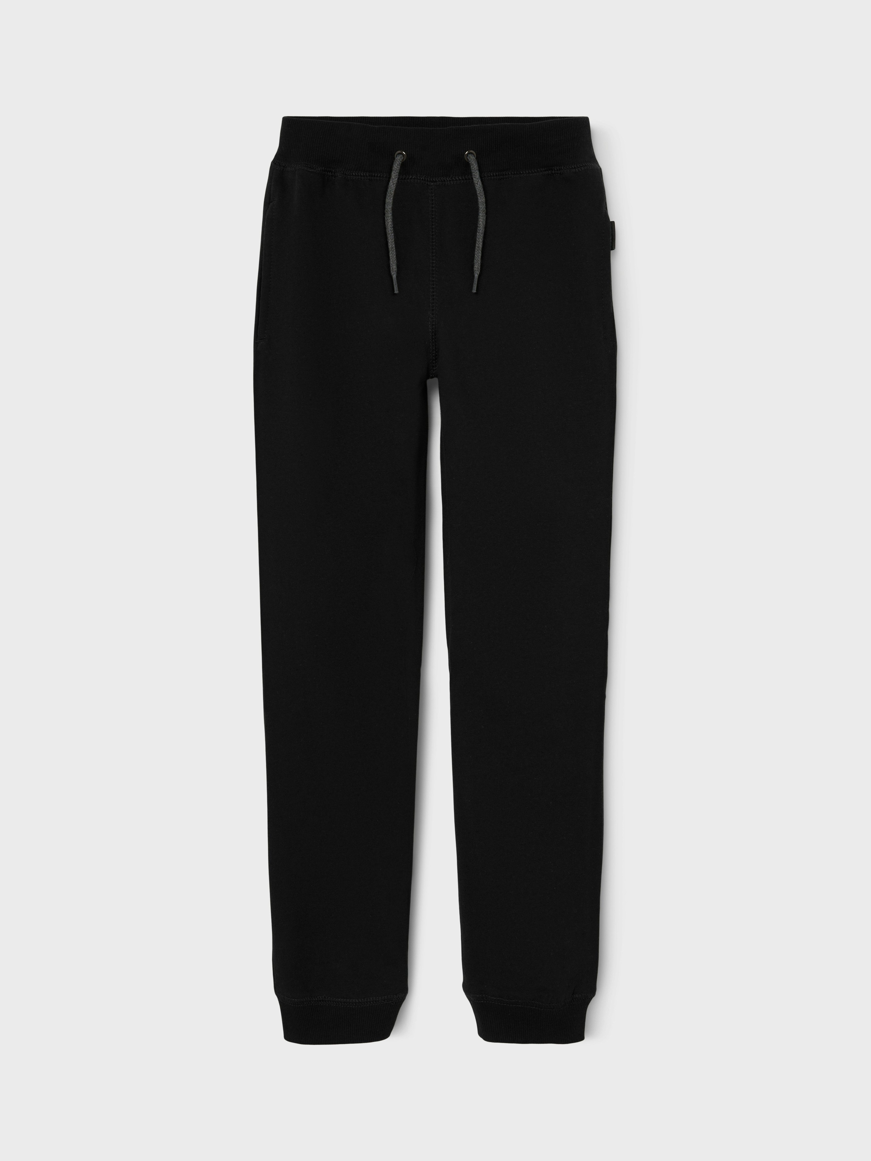 Name It Sweathose NKMSWEAT – Jogger mit verstellbarem Bund und Rippbündchen unifarben, casual, regular fit, angeraute Sweatware – Bild 5 von 5