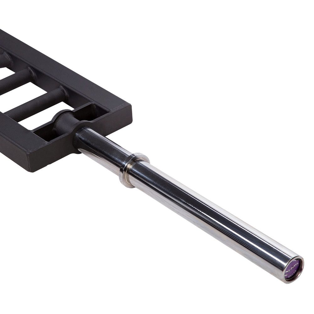 HMS Trizepsstange Multigriffstange Hammerstange Krafttrainingsstange, Chromstahl, Stahl, 213.0 cm (Spar-Set, 1-tlg., 213 cm gerändelt), 3 Griffweiten, gerändelt, Chromstahl, 50 mm Aufnahme