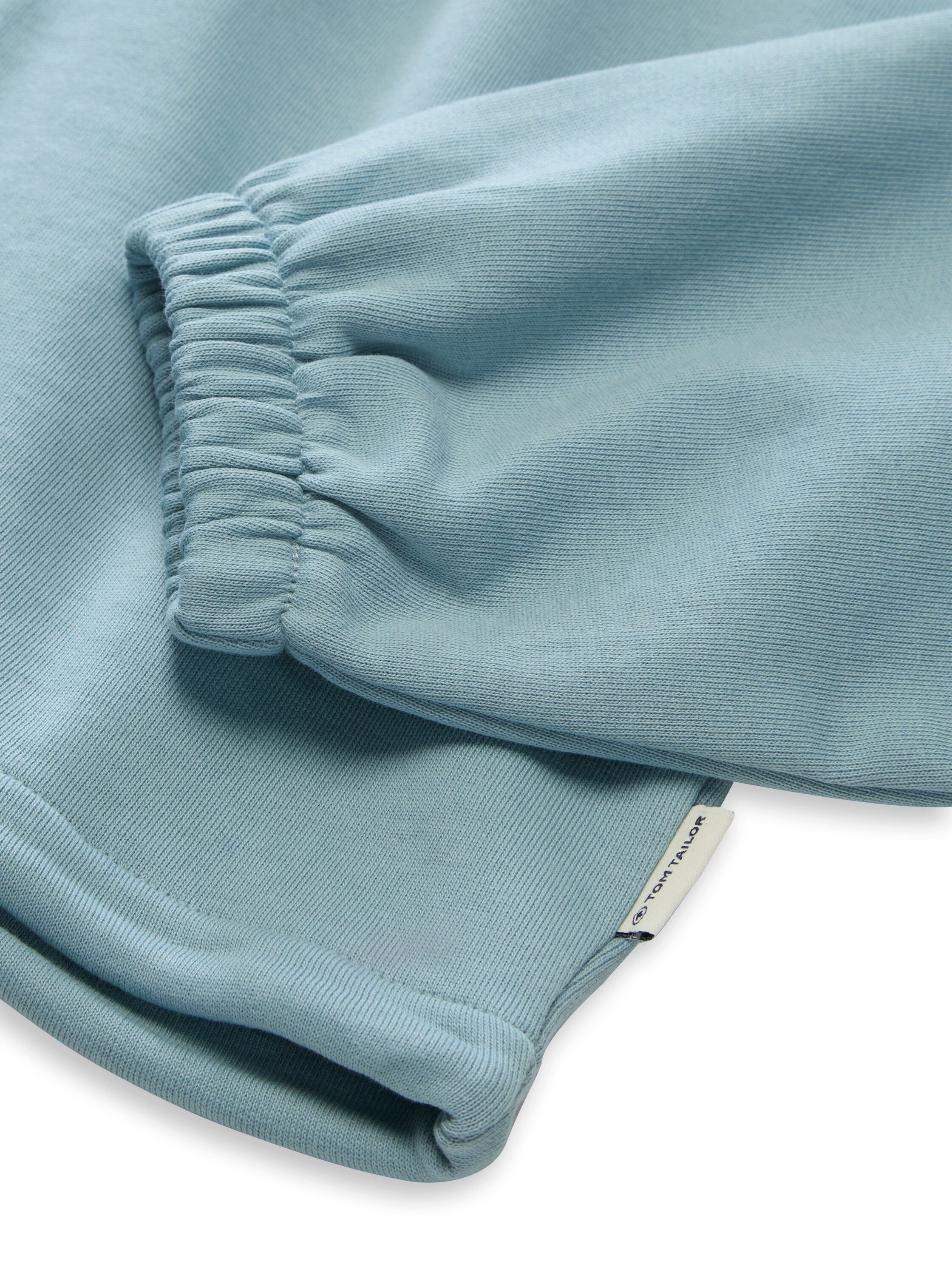TOM TAILOR Sweatjacke Full Zip mit Kordelzug in kurzer Form – Bild 4 von 4