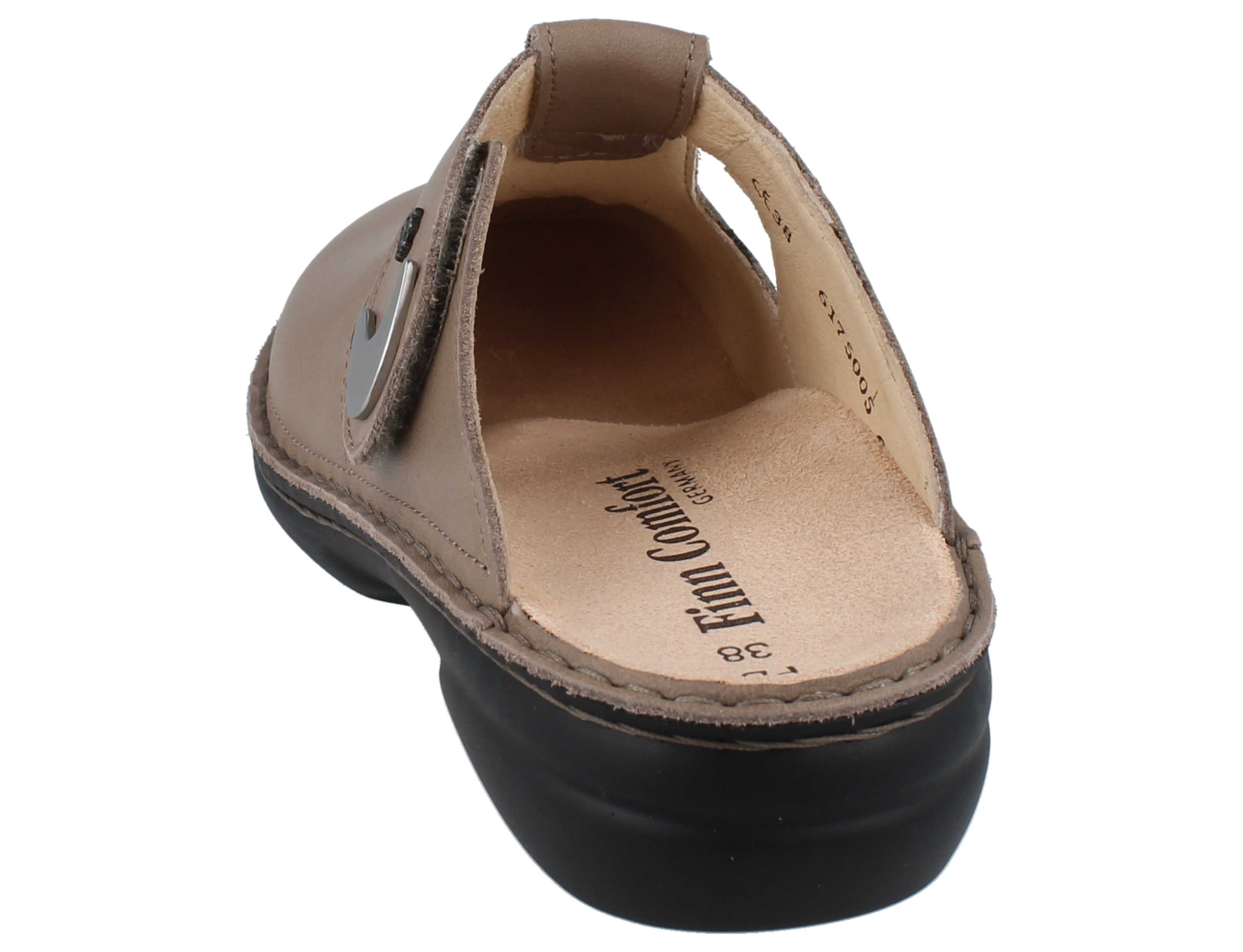 Finn Comfort FINN COMFORT Belem Damen Clogs beige Glattleder - Größe: 43 Clog Wechselfußbett