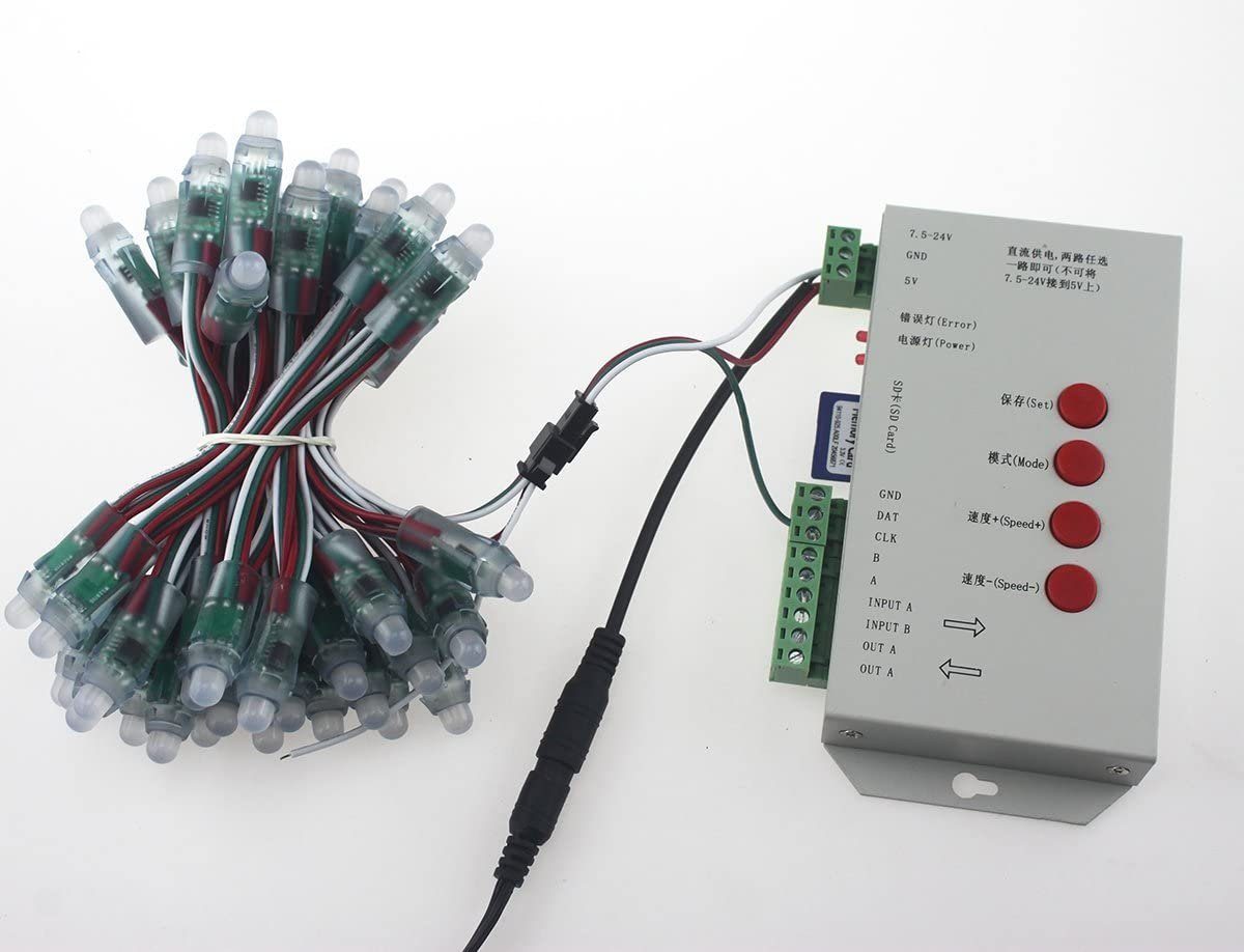 LED-Lichtstreifen, T1000S Smarter ws2812 LED Ogeled WS2811 Arbeitstemperatur:-30—85℃ Controller Pixel