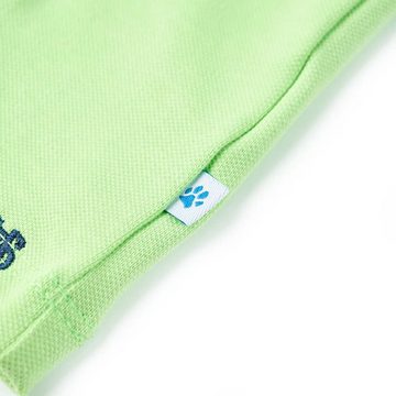 vidaXL Strickpullover Kinder-Poloshirt Neongrün 128