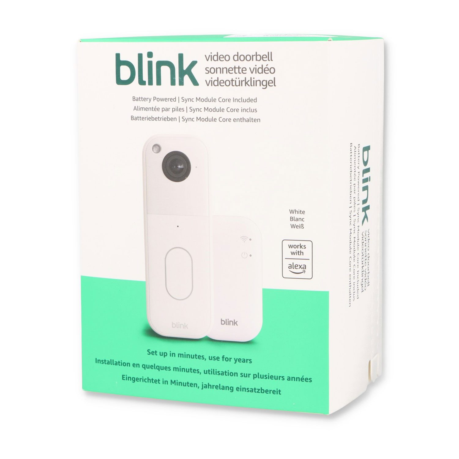 blink Smart Home Türklingel Videotürklingel mit Sync-Basismodul (Fehler im Befehl: Falsche Syntax in der Nähe von)