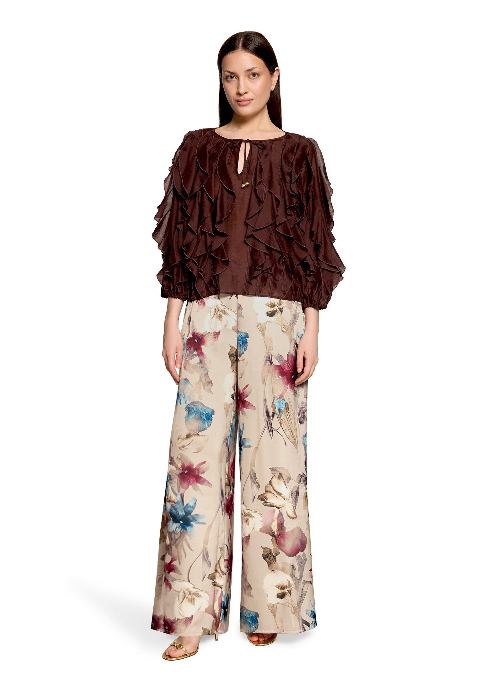 Vera Mont Marlene-Hose Damen mit Blumenprint