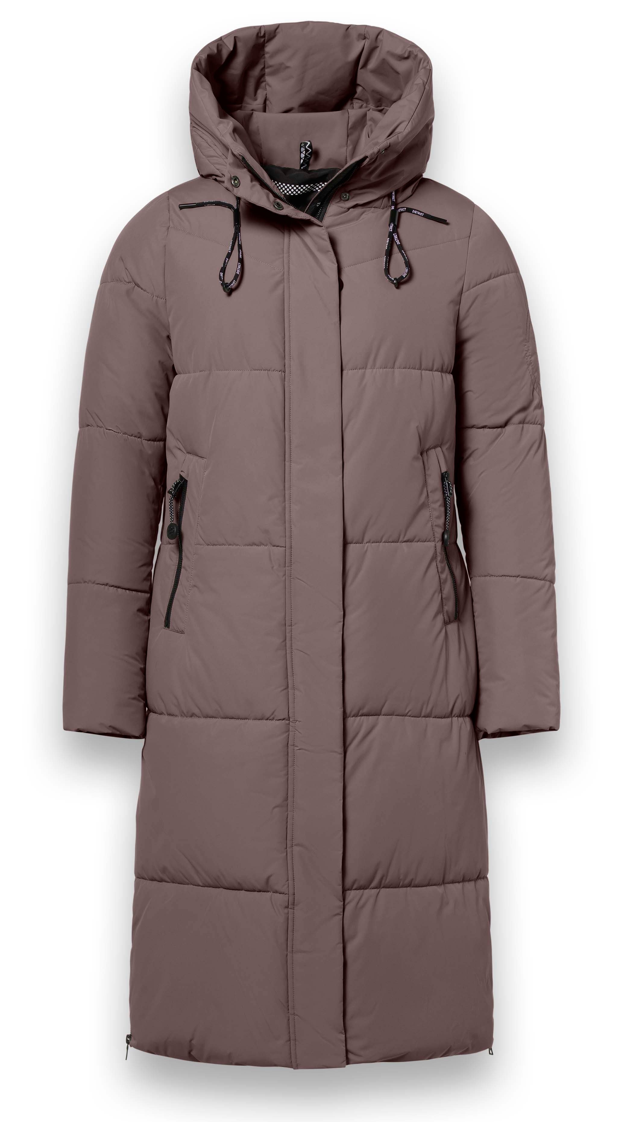 District Steppmantel Dumbbell (wasserabweisend) braun Damen günstig online kaufen