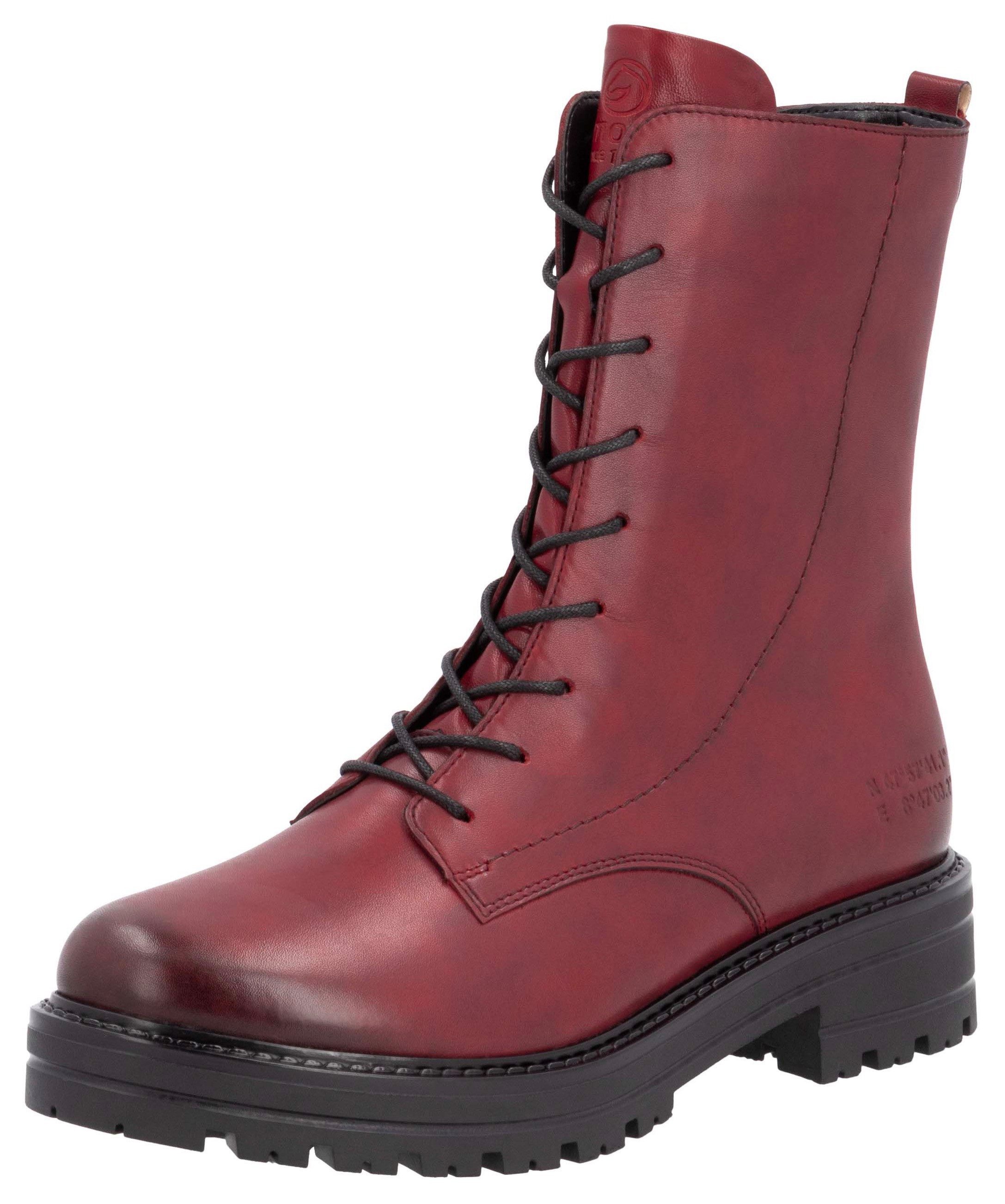 Remonte Schnürstiefelette, Blockabsatz, Schnürboots, Chunky Boots günstig online kaufen