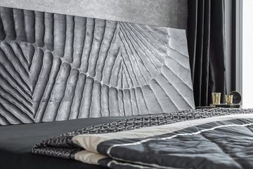 riess-ambiente Bett SCORPION 180x200cm schwarz (Einzelartikel, 1-tlg), Schlafzimmer · Massivholz · Doppel · handmade · Kingsize · Design