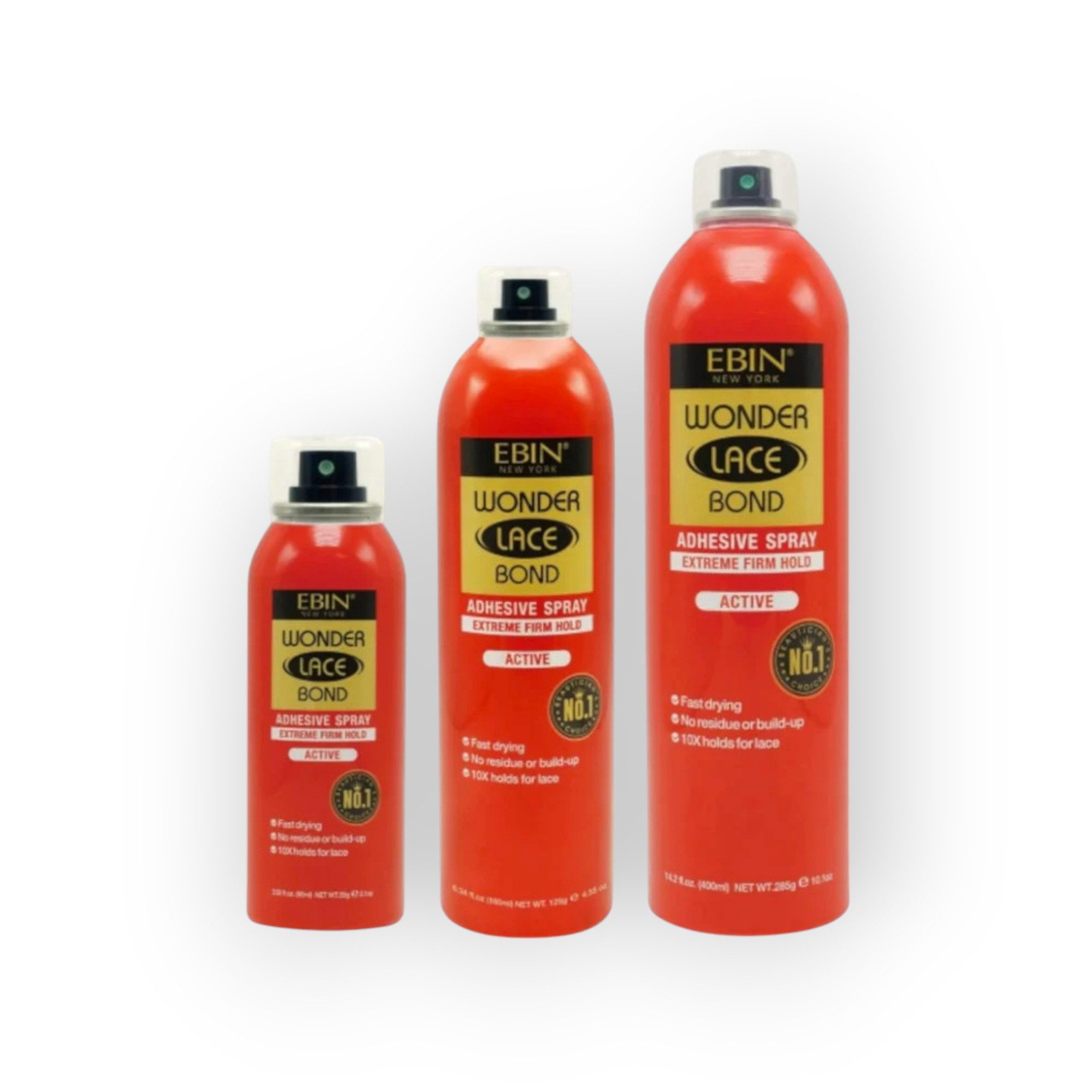 Haarspray Ebin Wonder Lace Bond Adhesive Spray Active