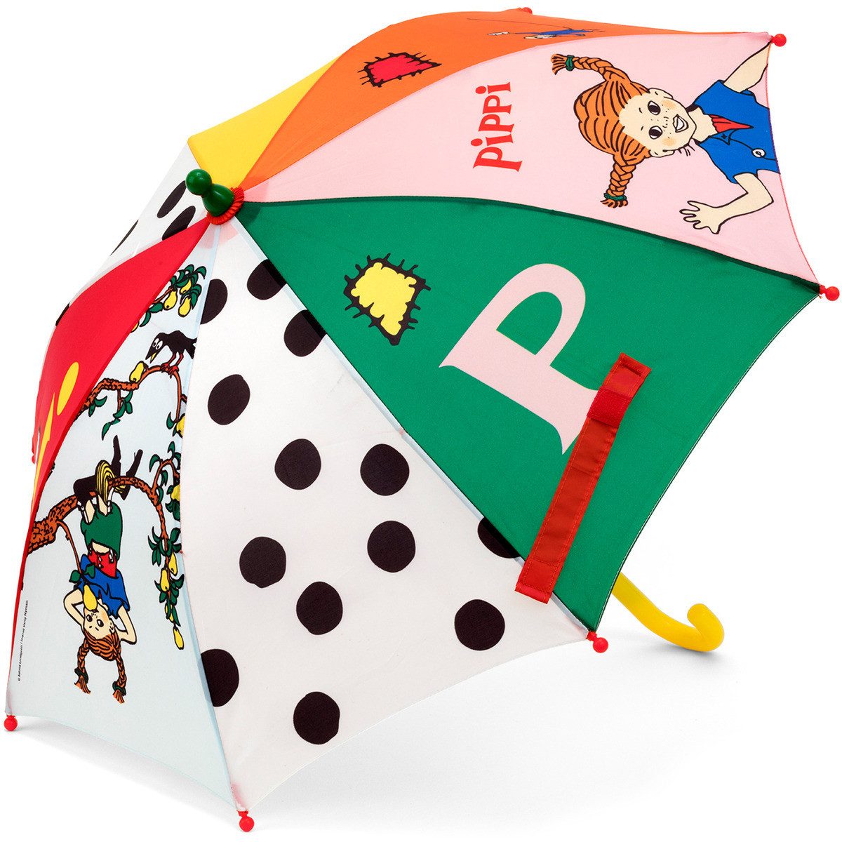 Pippi Langstrumpf Stockregenschirm Pippi Langstrumpf Unisex Kinder