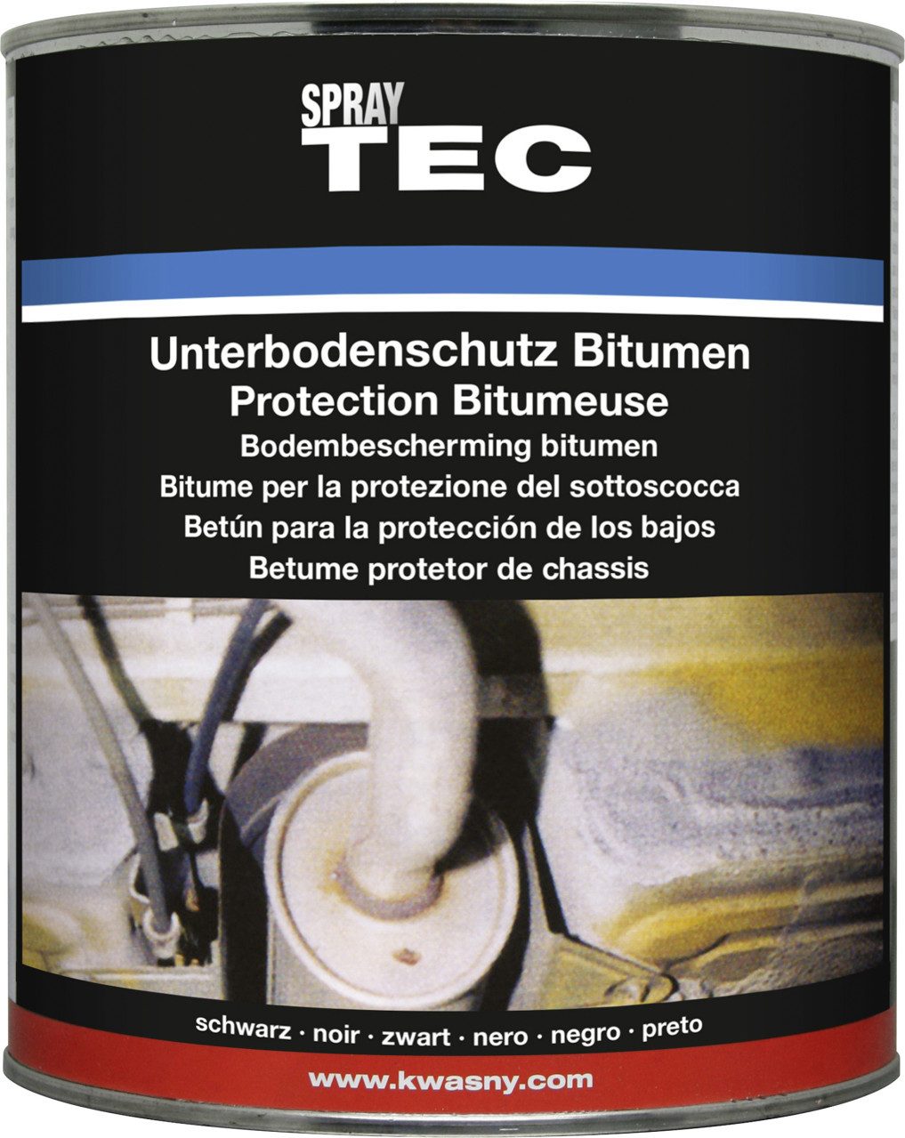 SprayTec SprayTEC Unterbodenschutz Bitumen schwarz 2,5kg Felgenversiegelung